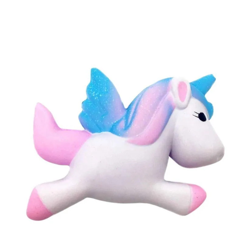 3 шт. большие сжимаемые медленно растущие игрушки ароматизированные Kawai Единорог