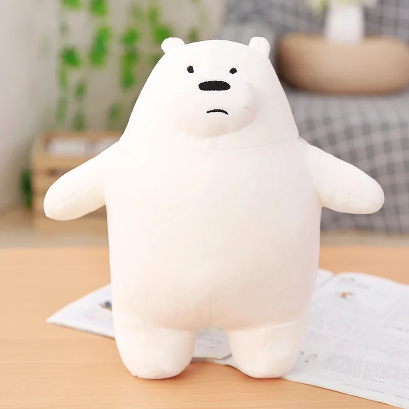 1 шт., 27 см, Kawaii, Мы Голые Медведи, плюшевые игрушки, Мультяшные животные, панда, медведь, фаршированный гризли, медведь, панда, кукла для маленьких детей, девочек, подарок на день рождения