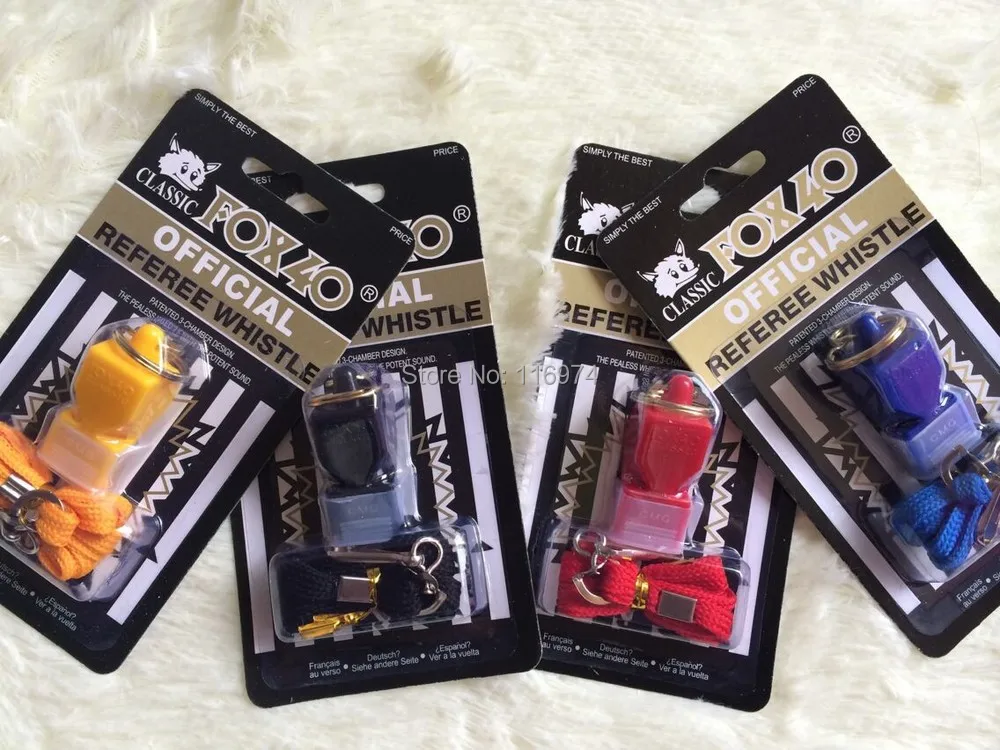 Бесплатная доставка ФОКС F4 Рефери свисток Чрезвычайных с ремешок и CMG мундштук в