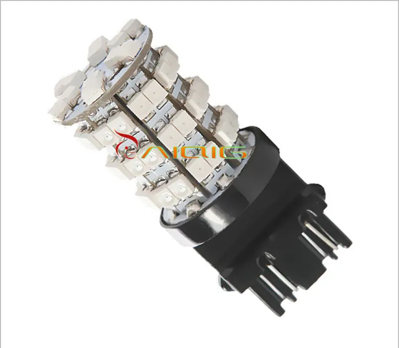 3156 3157 янтарно-желтый 60 SMD задний стоп-сигнал s светодиодный ные Автомобильные фары