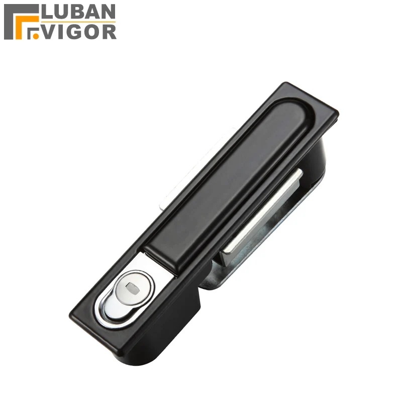 Заводская розетка черный серебряный квадратный плоский замок ms 818