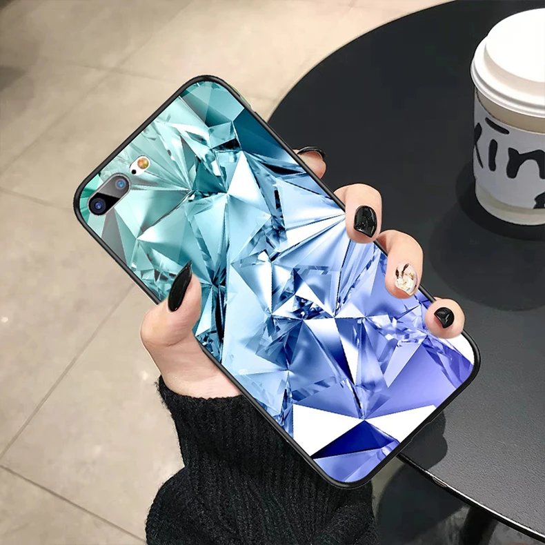Чехол для iphone 6 7 8 6s xs max 5 5s se чехол X XS XR Plus милый стеклянный с блестками и алмазами |