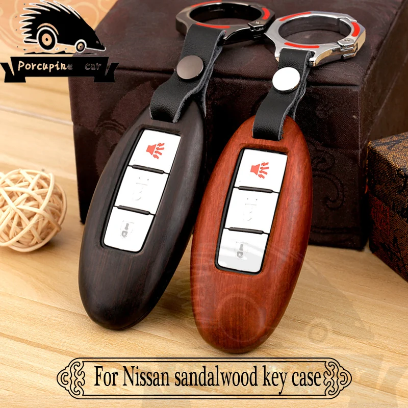Sandalwood Автомобильный ключ сумка ключница чехол подходит для Nissan Teana Sylphy Geniss Qashqai