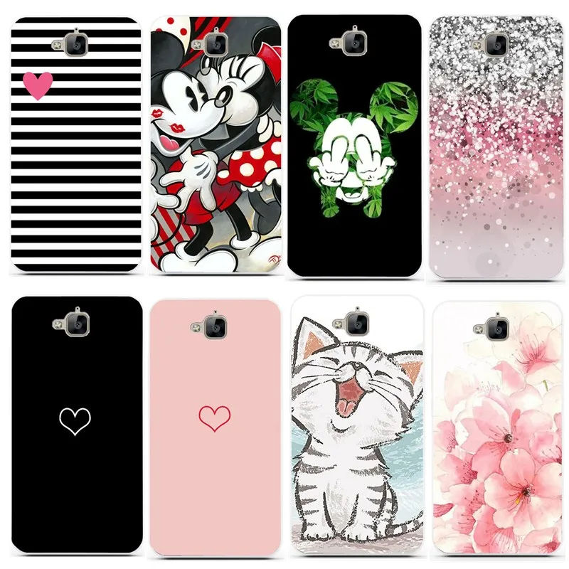 Чехол для Huawei Enjoy 5 чехол 3D Силиконовый мягкий милый цветочный с животными y6 Pro Holly