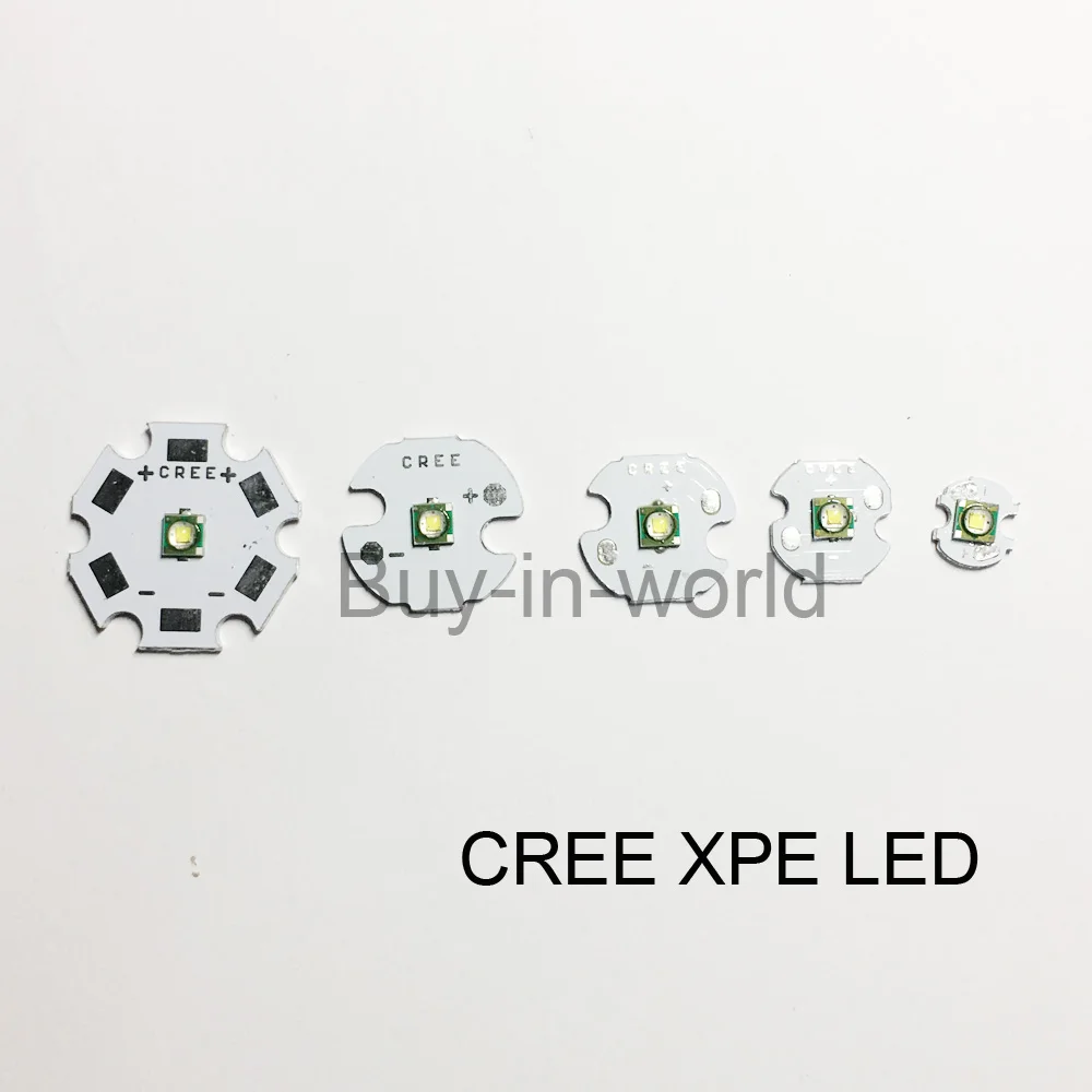10 шт. Cree XP-E R3 1-3 Вт светодиодный излучатель диод теплый белый 3000 К естественный 6000