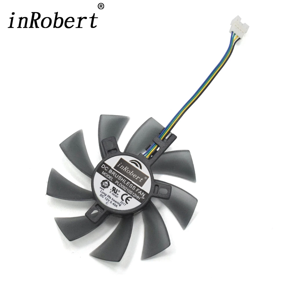 Кулер DIY 85 мм GTX 1060 4Pin с двумя шариками вентилятор для видеокарт Gigabyte GeForce 1050 Ti 1070 960