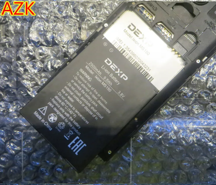 АЗК 100% Новый 2500 мА/ч IXION MS150 Батарея для DEXP планер мобильный телефон Батарея|battery