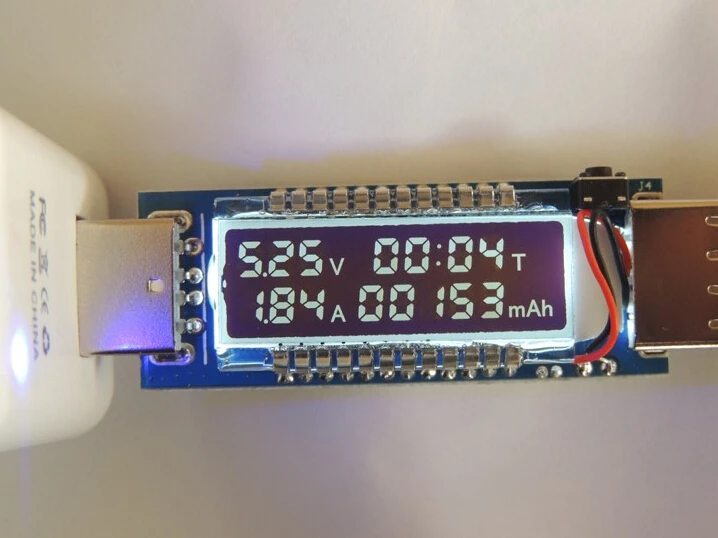 10 шт./партия USB QC2.0 3 0 20 в доктор измеритель мощности ток напряжение зарядное