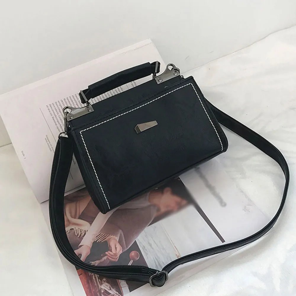 CONEED женские модные однотонные кожаные сумки через плечо с корсажем и сумочкой