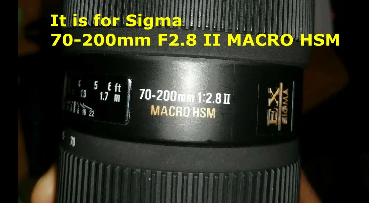 (Для Canon) Новинка 70-200 2 8 II заднее основание байонетное крепление кольцо для Sigma мм