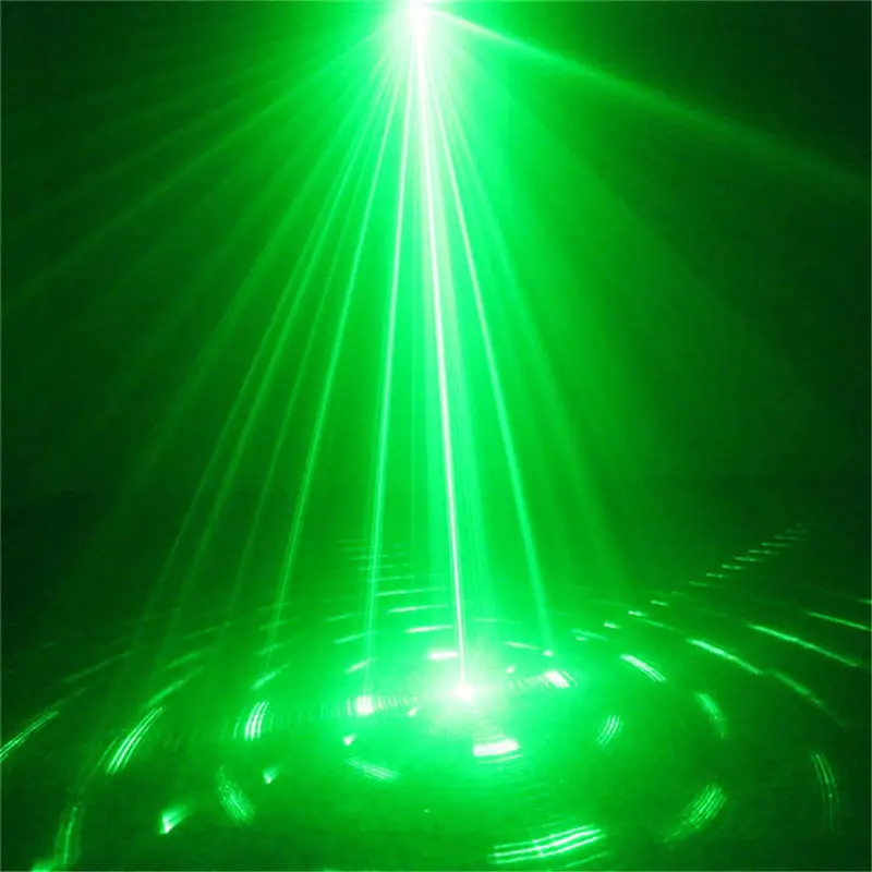 Мини 9 большой красный зелёный Лазерный фонарь 3 Вт синий светодиодный эффект