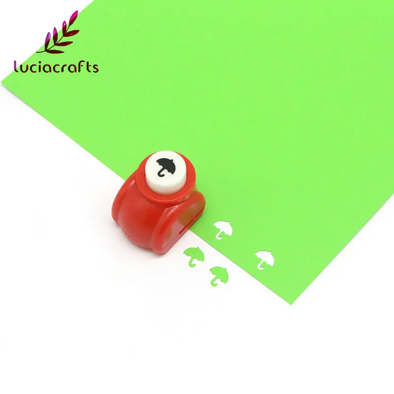 Lucia crafts 1 шт./лот 1 см дырокол для бумаги DIY ручной резак для печати карт ремесло для скрапбукинга бирок инструмент I1112 - Цвет: Type 12