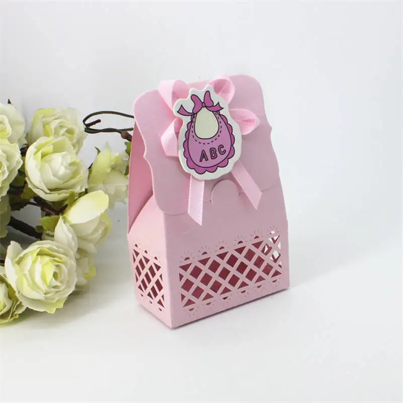 I 48 шт Baby Shower коробка конфет Милая Подарочная коробка бумага Детская Игрушка В ванную украшения мальчики товары для оформления девичника - Цвет: I