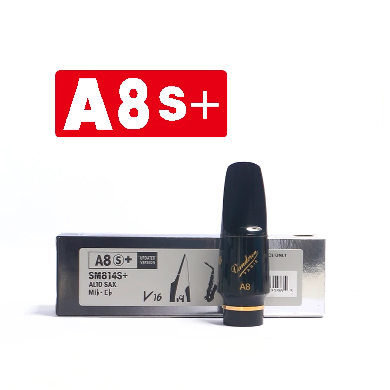 Vandoren V16 Sax жесткий резиновый мундштук M серии S Mseries - Цвет: A8s