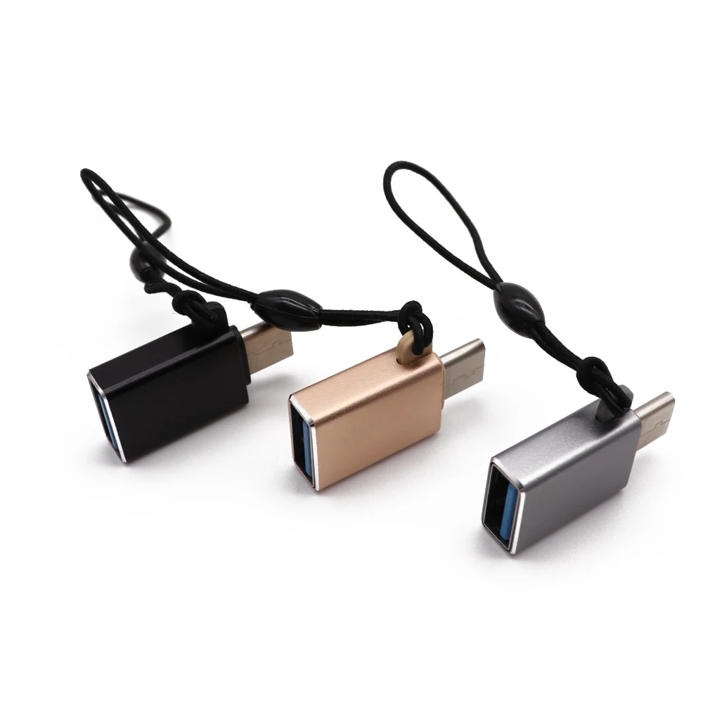 Переходник с Type C на USB 3 0 OTG кабель USBC конвертер для Huawei P20 Pro Samsung Xiaomi