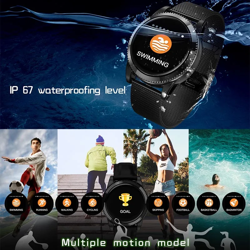 696 M11 Smart Watch 1.3 Round Color Screen Multi-dial Music Control Heart Rate Monitor Smartwatch Men Women | Электроника