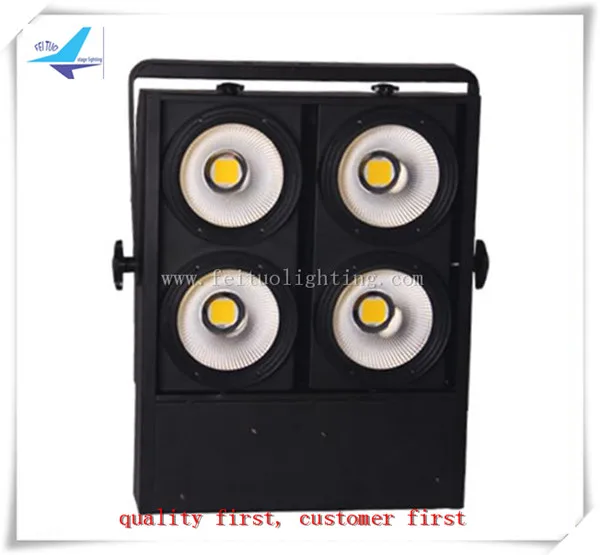 Светодиодный Поворотный Светильник с Cob матрицей 4x100 Вт DMX512 2 канальный 4 глазный