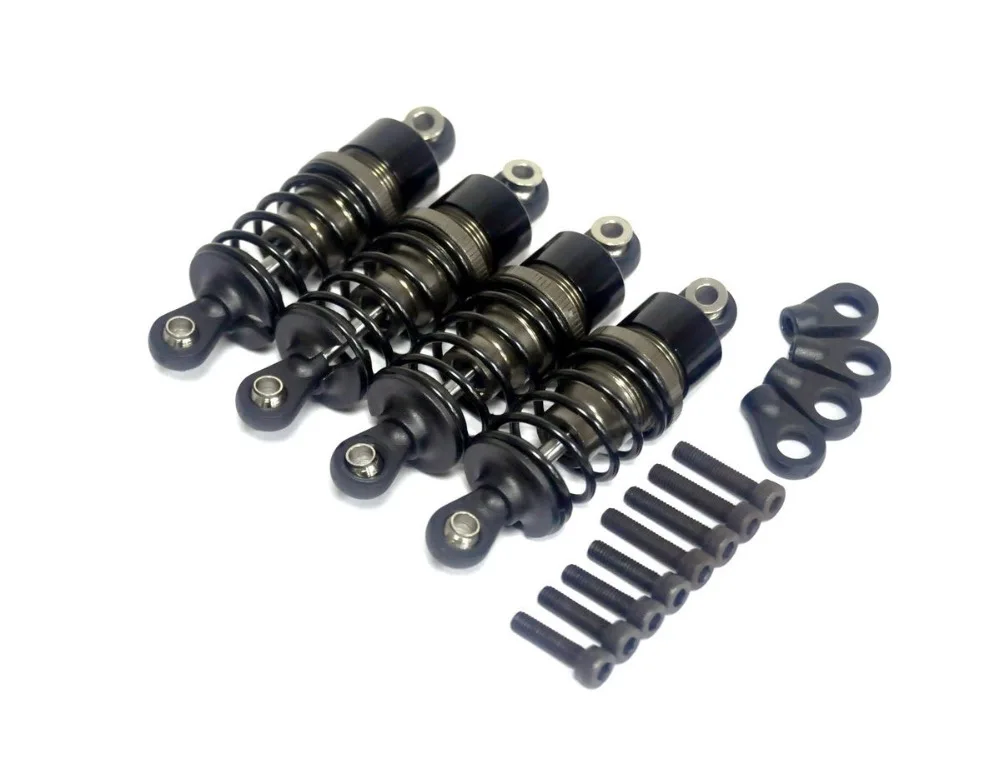 Алюминий Нефтяной шок/клапан для Tamiya M03/M04/M05/M06/mf-01x мини шасси 4 шт