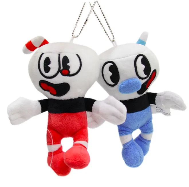 10 см Cuphead плюшевый Mugman Boss the Devil Legendary Chalice чучело брелок плюшевая кукла сумки