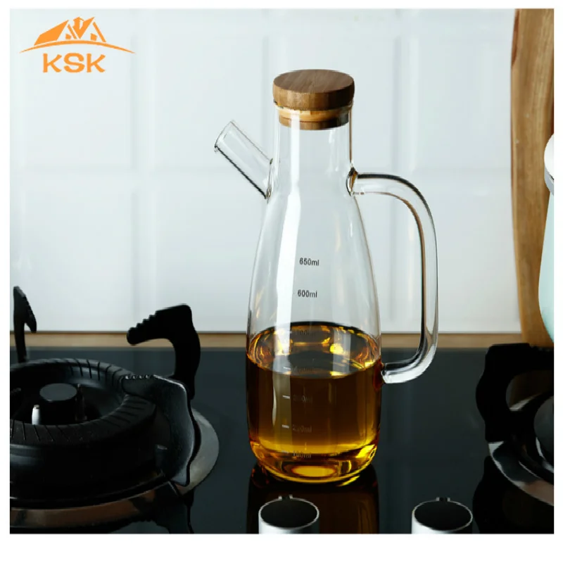 Японское стекло масло банка кухонные принадлежности большой соус cruet бутылка для уксуса Бытовая бутылка масла контейнер для крупы стеклянный контейнер