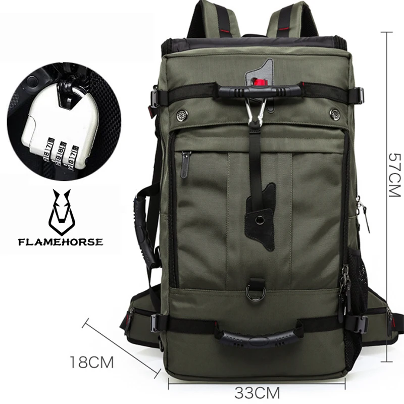 Большой Вместительный мужской рюкзак дорожная сумка Спортивные Повседневные