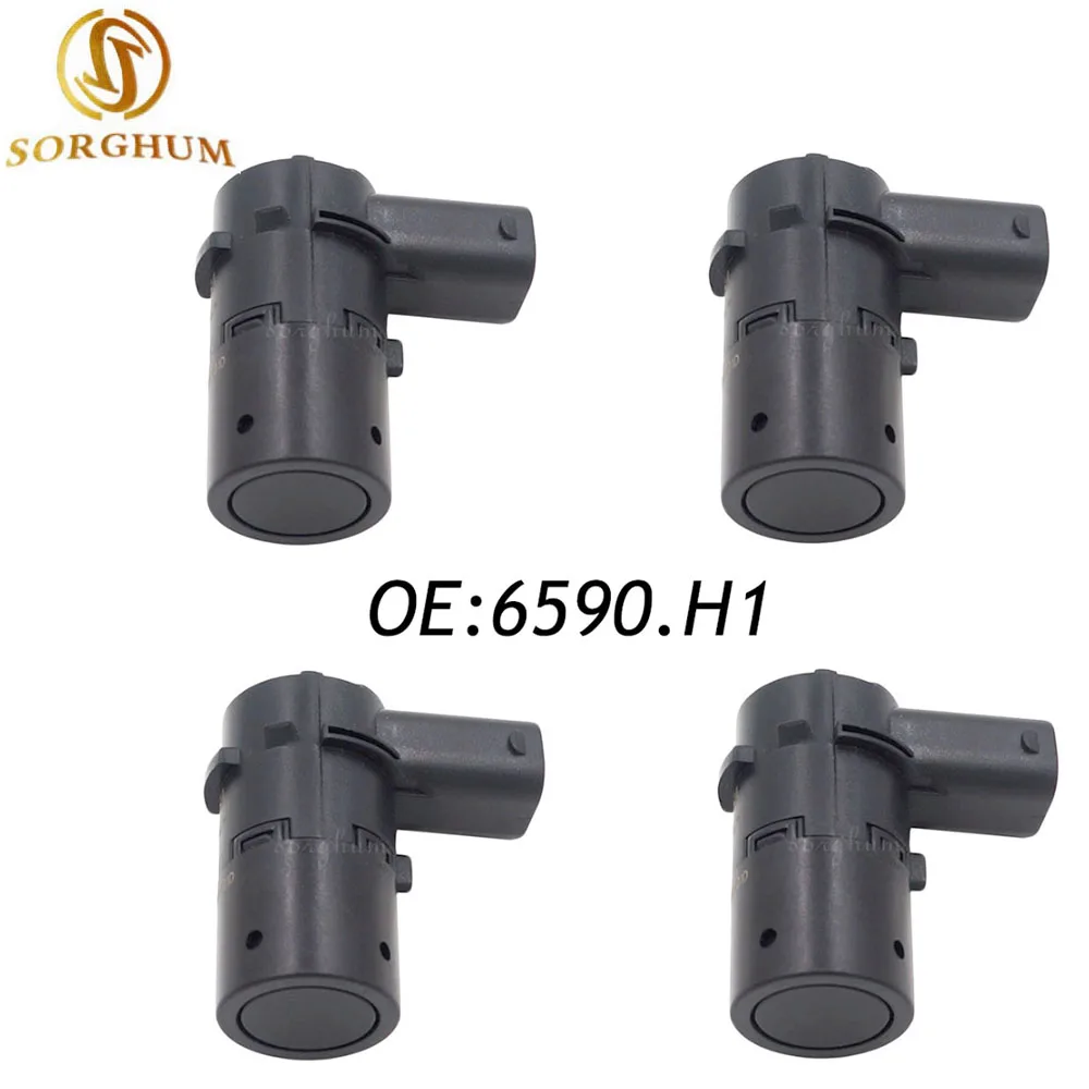 4 шт. 6590.H1 для Peugeot 207CC Citroen C4 C5 Датчик парковки PDC 66206989068 8200417705 7701062074 7711135326 9653849080
