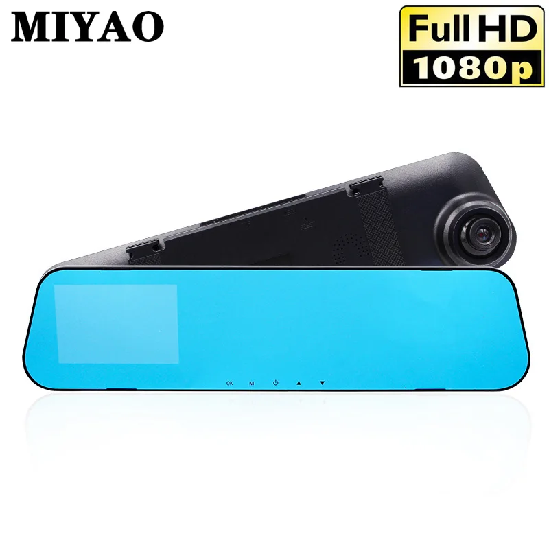 Dash Cam Full HD 1080P Автомобильный видеорегистратор Камера авто 4,0 дюймов зеркало заднего вида цифровой видеорегистратор регистратор видеокамера автомобильная камера