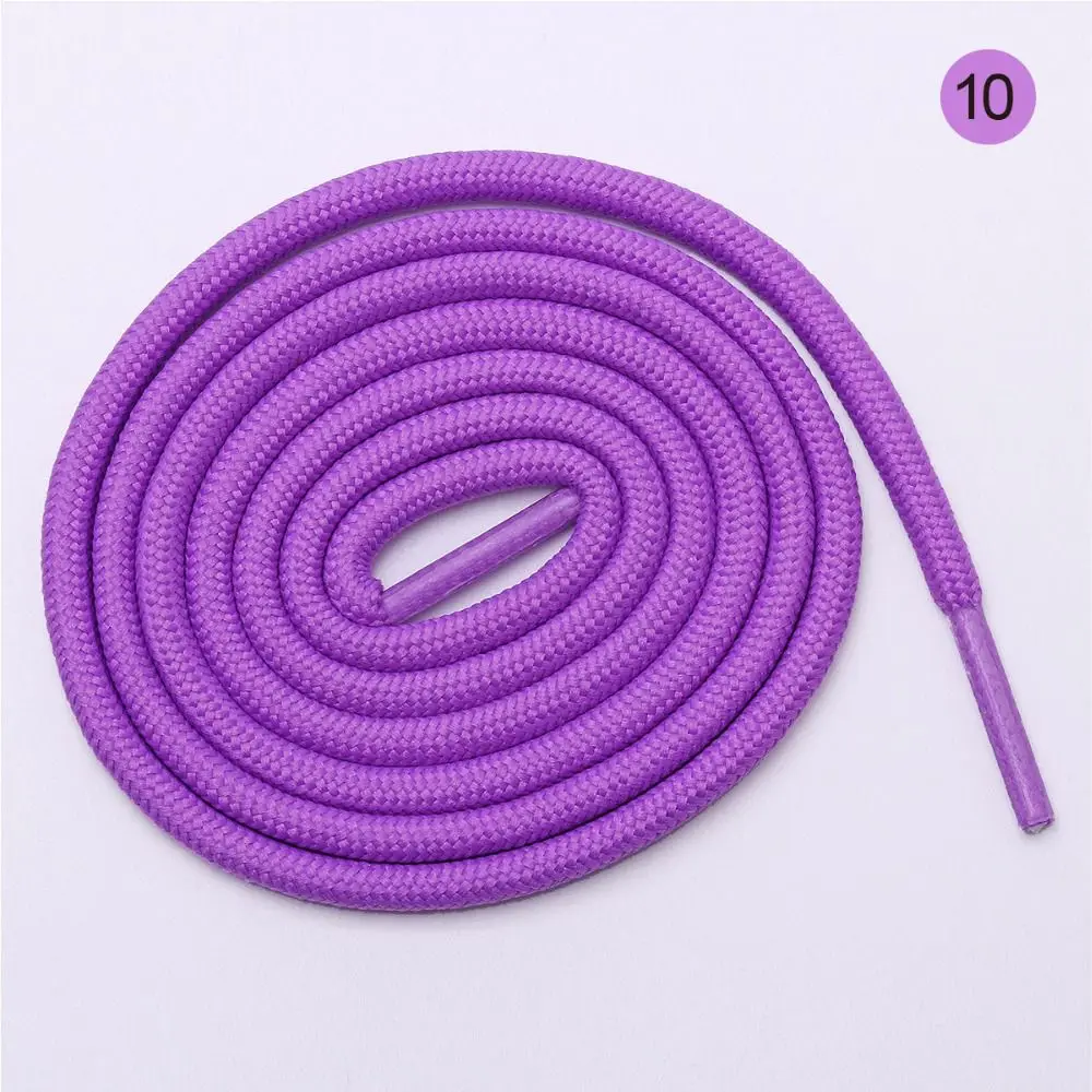 purple 1 пара 100 см вощенный шнур цветной полиэфирные шнурки для ботинок одноцветное шнурки для обуви загрузки шнурки для спортивной обуви Шнур - Цвет: purple