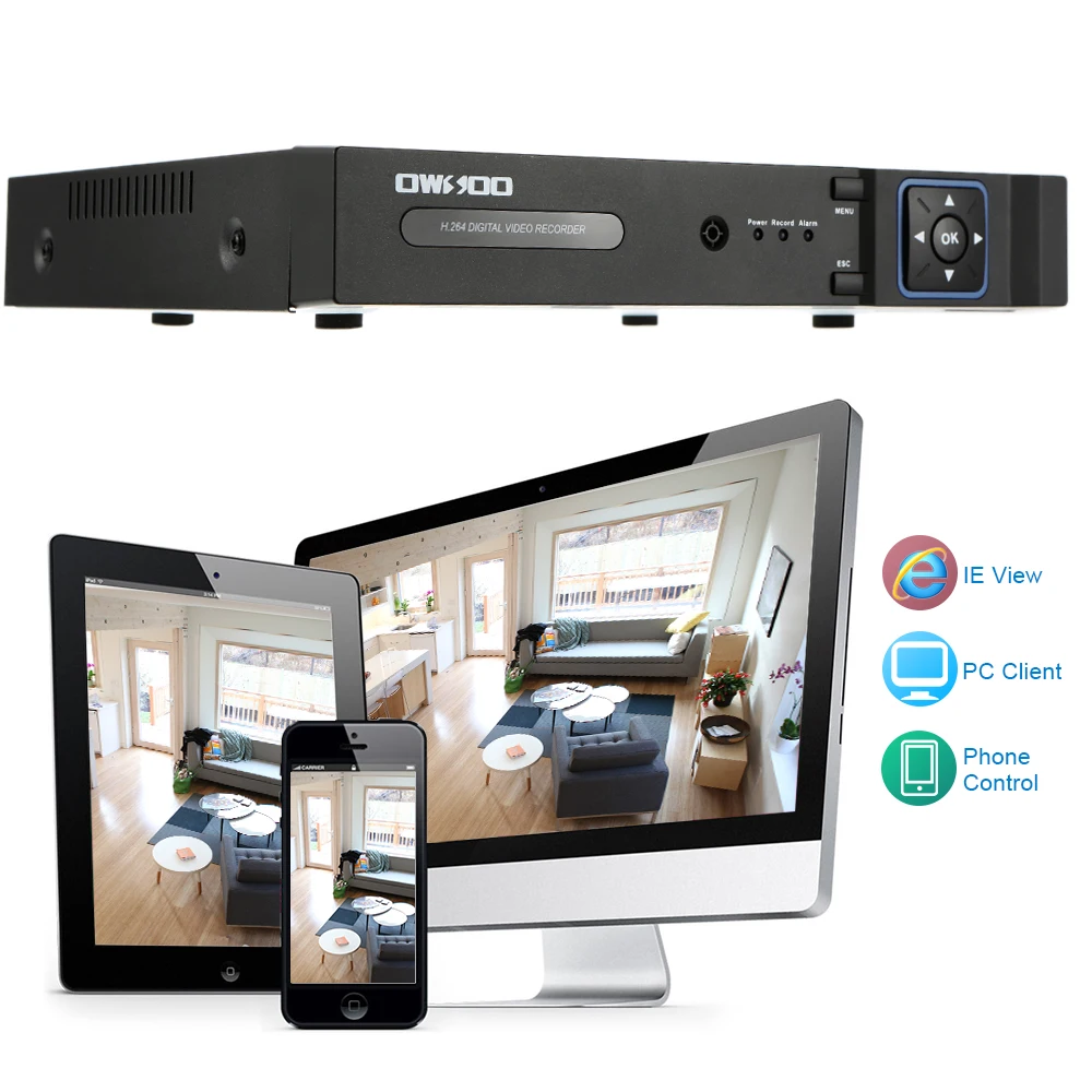 1080P Hybrid NVR AHD TVI CVI DVR 5-в-1 PTZ ip сетевой видеорегистратор видеонаблюдения P2P