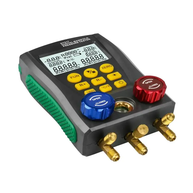 MR CARTOOL хладагент инструменты цифровой фторид стол HVAC манометр метр давление