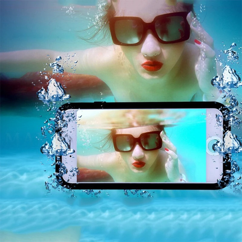 Водонепроницаемый чехол для телефона iPhone 6 6s 7 8 Plus SE 5S водонепроницаемый из ТПУ