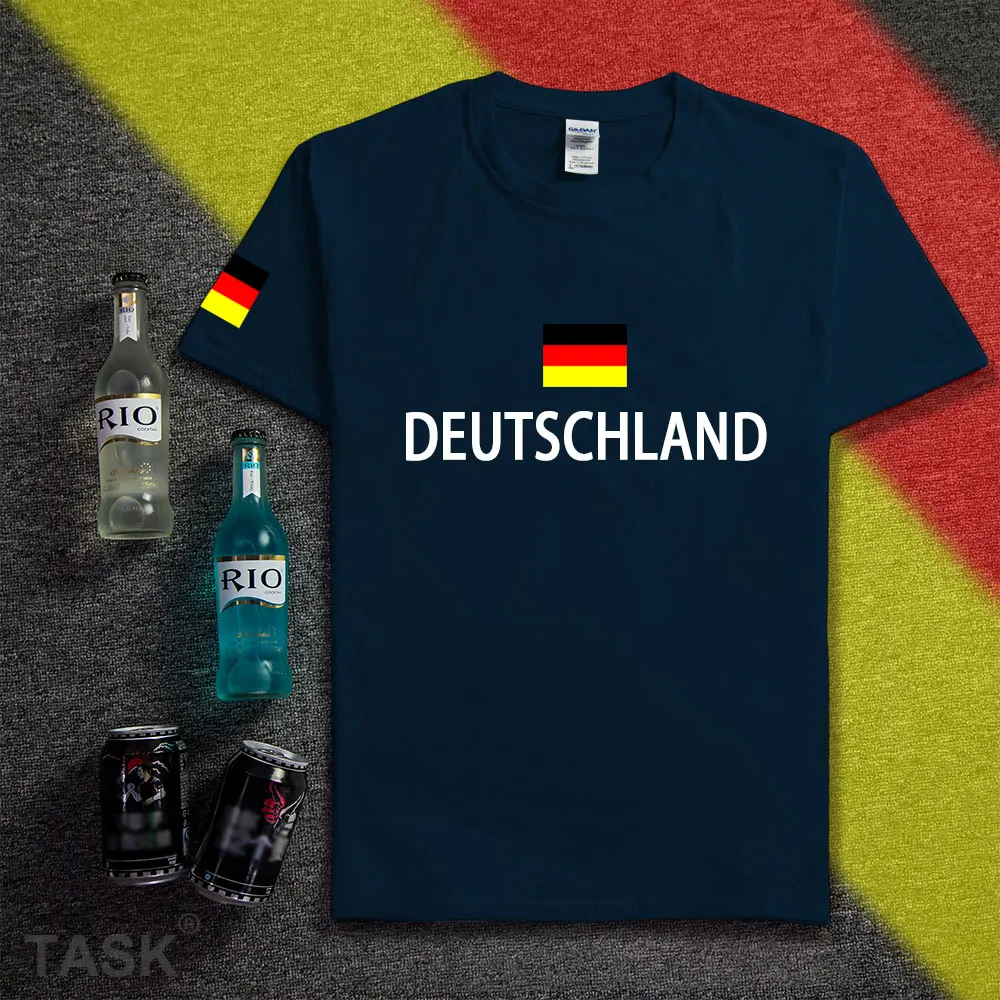 Германия Deutschland рубашка Человек socceres Майки 2016 2017 футболка хлопок нация команда