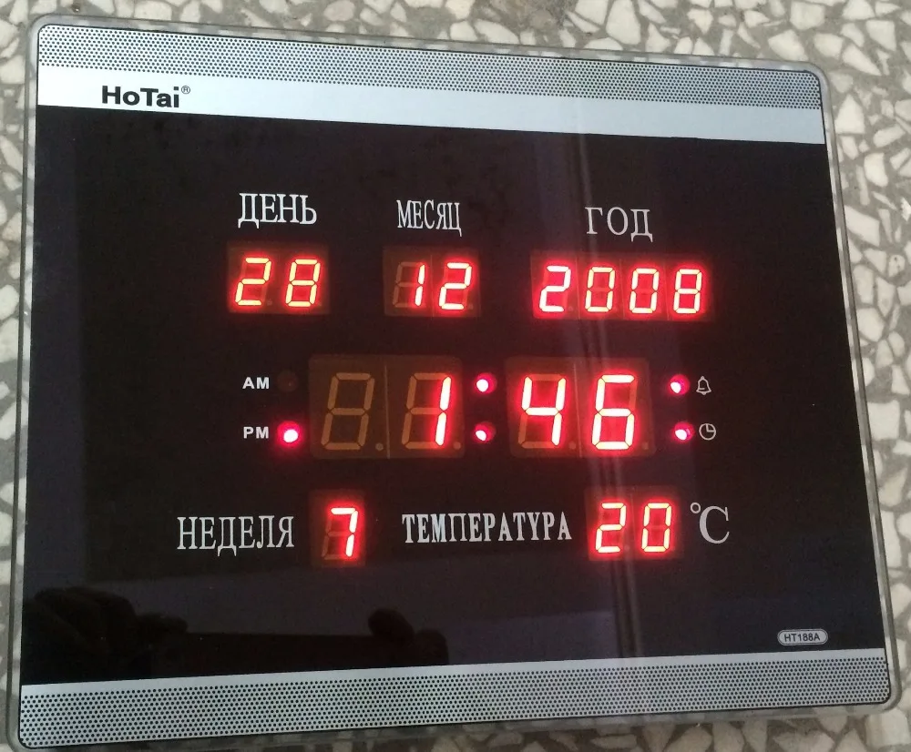 Из светодиодов цифровой настенные часы современный дизайн стекло материал жк