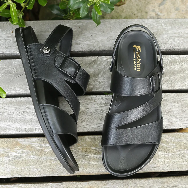 Летние сандалии Мужские Кожаные Классические мужские спортивные для улицы