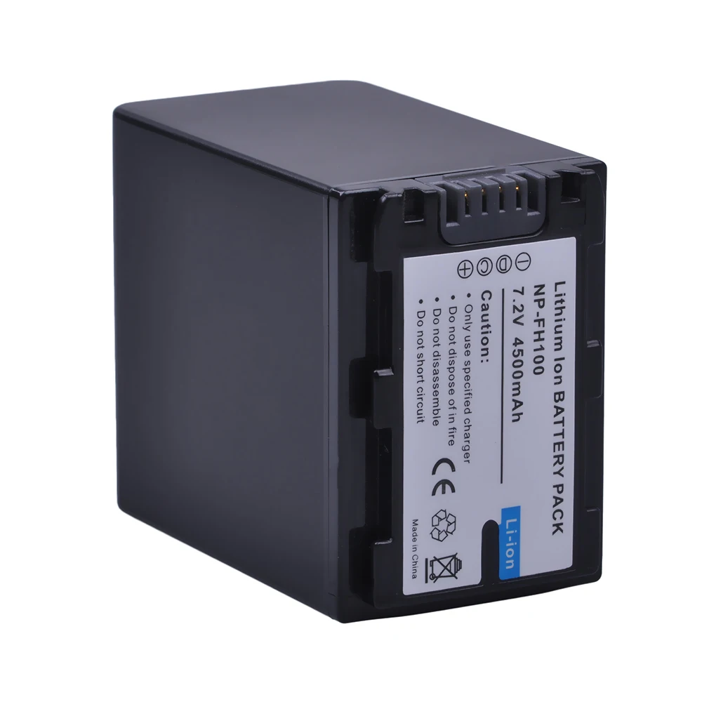 Аккумулятор Batmax 4x4500 мА · ч NP-FH100 NP FH100 + зарядное устройство для sony NP-FH30 FH50 FH90 FH70 DCR-SX40