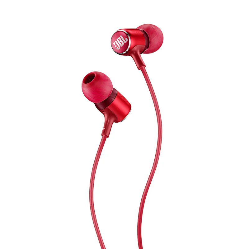 JBL LIVE100 3 5 мм проводные наушники с микрофоном стерео звук линия управления
