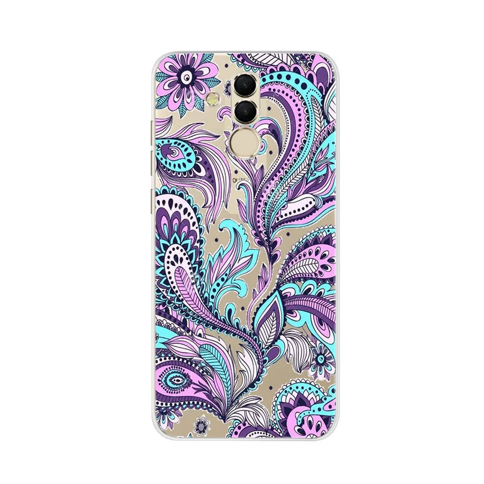 Армейский зеленый Для huawei mate 20 Lite чехол mate 20 Lite Чехлы для телефона из термополиуретана Мягкий силиконовый чехол для бампера huawei mate 20 Lite 20 Lite SNE-LX1 чехол s - Цвет: Армейский зеленый