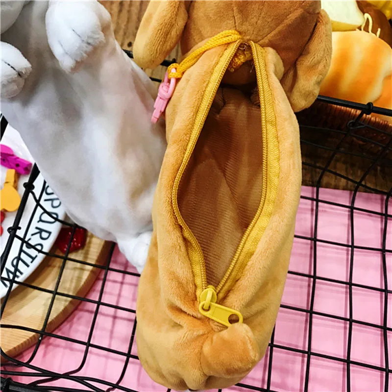 Брелок для ключей такса плюшевые брелки с собаками пенал чехол милыми животными