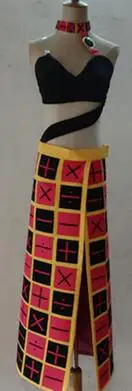 Costume Необычные приключения Джоджо Триш уна Косплей Костюм Хэллоуин карнавальные костюмы любой размер на заказ парик обувь - Цвет: Costume