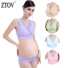 Ztov топ с кружевом Материнство Бюстгальтер для кормления грудью Нижнее Бельё для девочек для беременных Для женщин крест Бюстгальтер для кормления беременность Кормление одежда