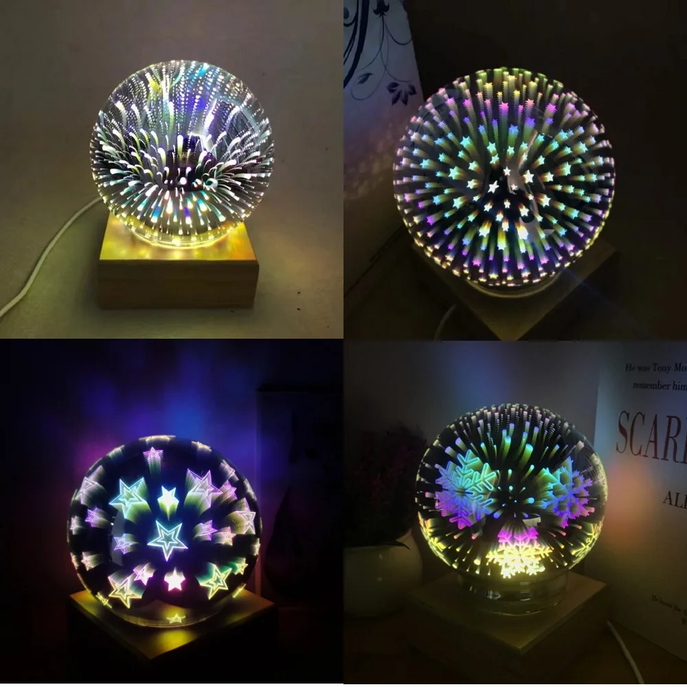 Новинка волшебный шар 3D светодиодный ночник звездное небо настольная лампа USb