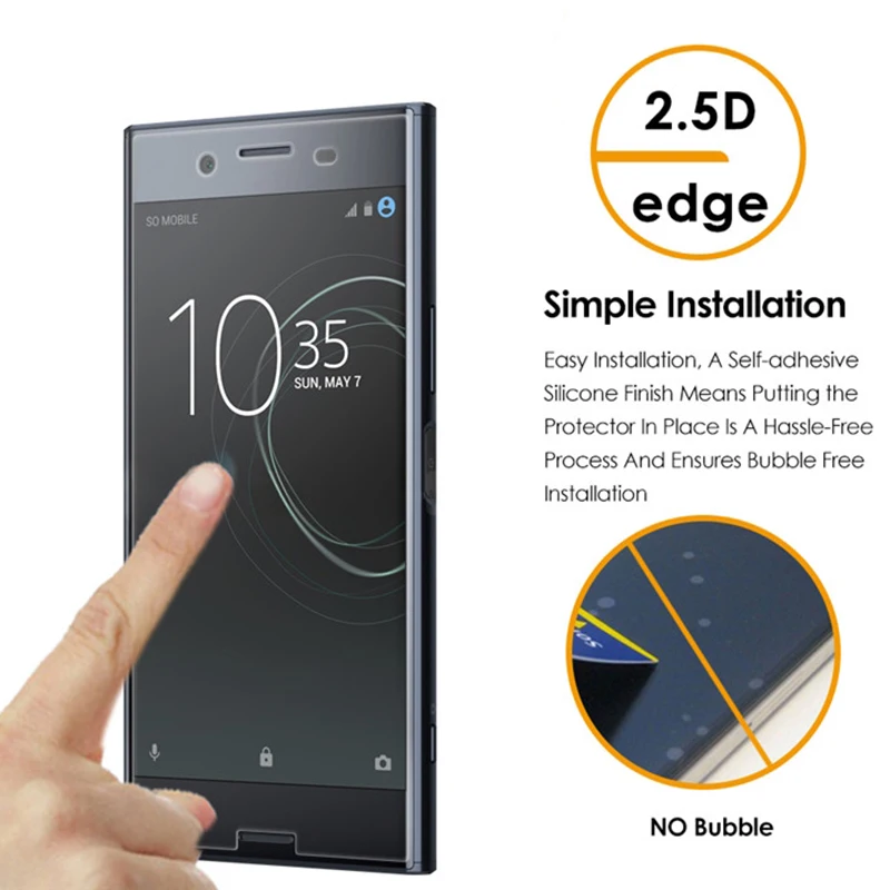 Защитное стекло для sony z2 xperia z1 xa1 xa xz z3 z5 xa2 xz1 ultra plus Защитная пленка экрана