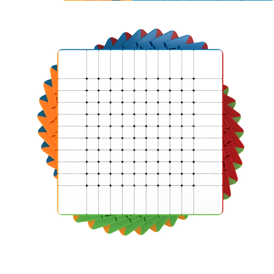 Moyu meilong 11x11x11 слойный скоростной магический куб MoYu 11x11x11 stickerless cube puzzle обучающая игрушка для детей и взрослых