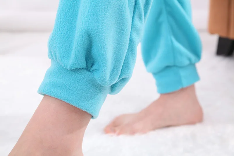 Комбинезон для взрослых с изображением животного синего кролика пижама