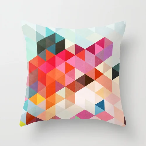 

NEW! COLORS Geometric Pillow Cartoon cushion cover Pillow Cushion for office Home Decor pillow sofa cushions 45*45cm
