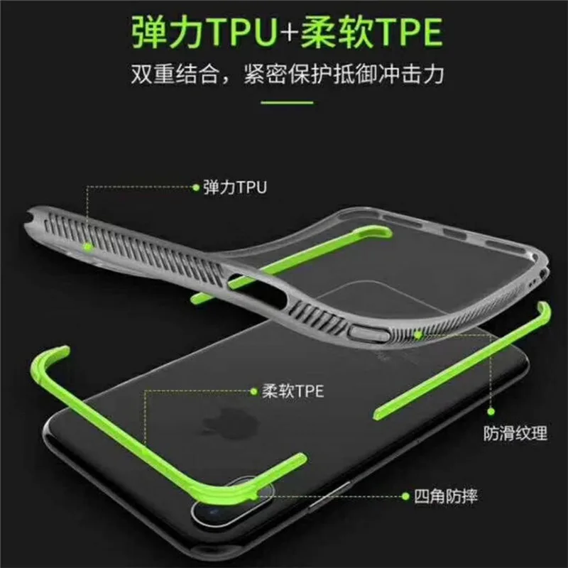 Cool Fashion Soft Phone Full Cover For Samsung GALAXY Note 8 S9 S8 Plus Double Colorful Edge Back Clear TPU TPE Case Fundas Capa |