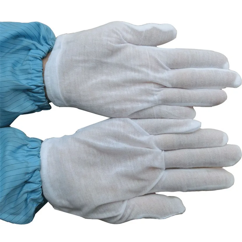 Белые хлопковые перчатки для конного спорта Сережки 12 пар|work gloves|gloves workwhite cotton work