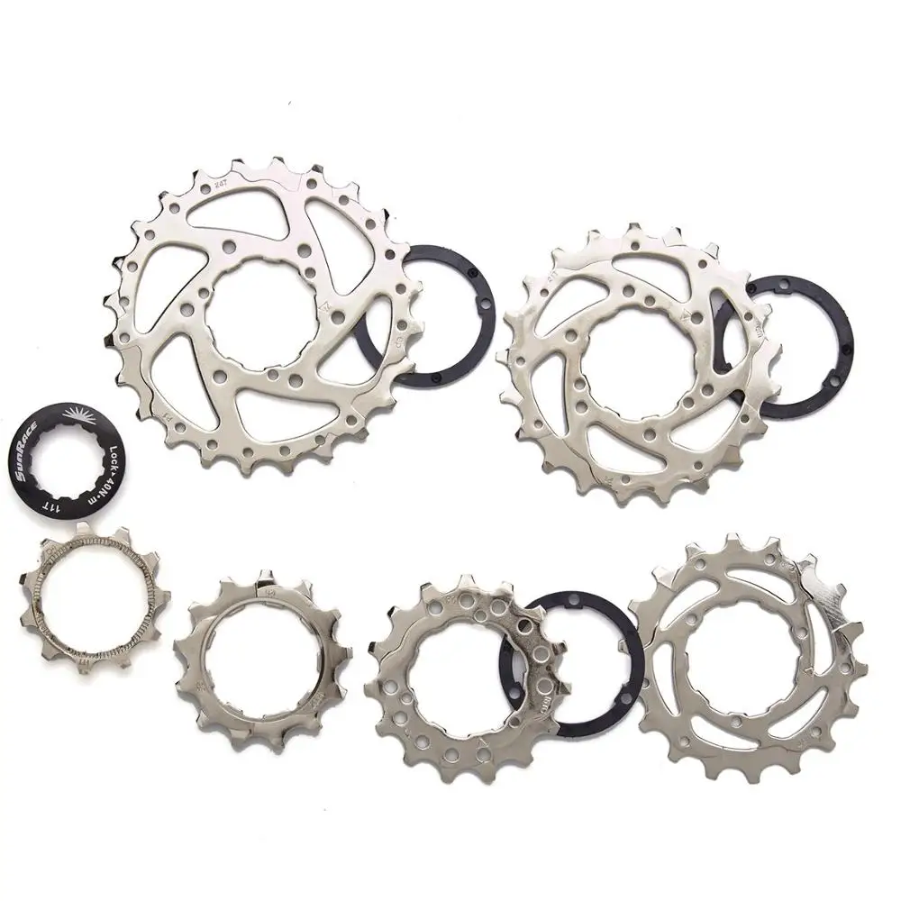 SUNRACE велосипед Freewheel 9 speed Cassette т 11-40 t широкий коэффициент | Спорт и развлечения