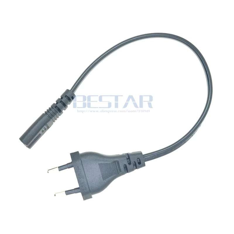 2-контактный разъем VDE для кабеля питания IEC320 IEC 320 C7 Короткие цифровые продукты