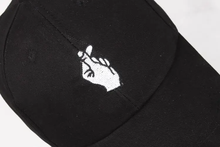 1 шт. бейсболка с вышивкой на палец|woman snapback hat|baseball cap menbaseball |